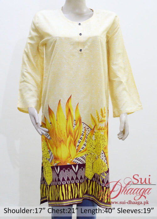 Stitched Kurti linen- winter collection