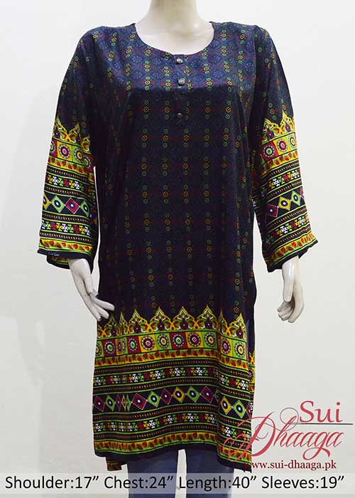 Stitched Kurti Linen- winter collection