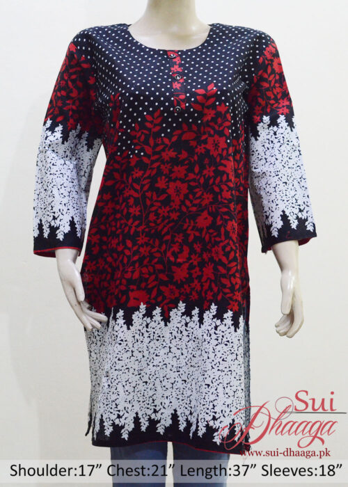 Stitched Kurti khaddar- winter collection
